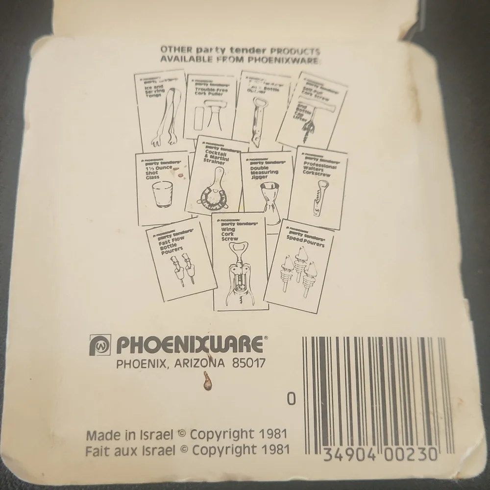 RETRO 1981 PHOENIXWARE COCKTAIL IVORY FORKS.